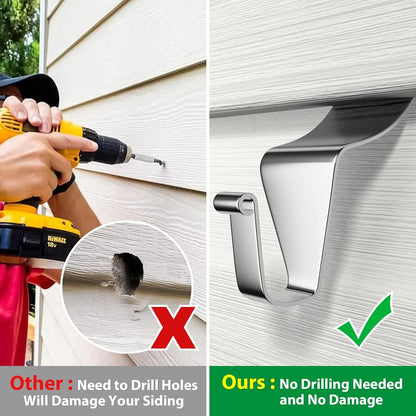 10 Pack Vinyl Siding Hooks