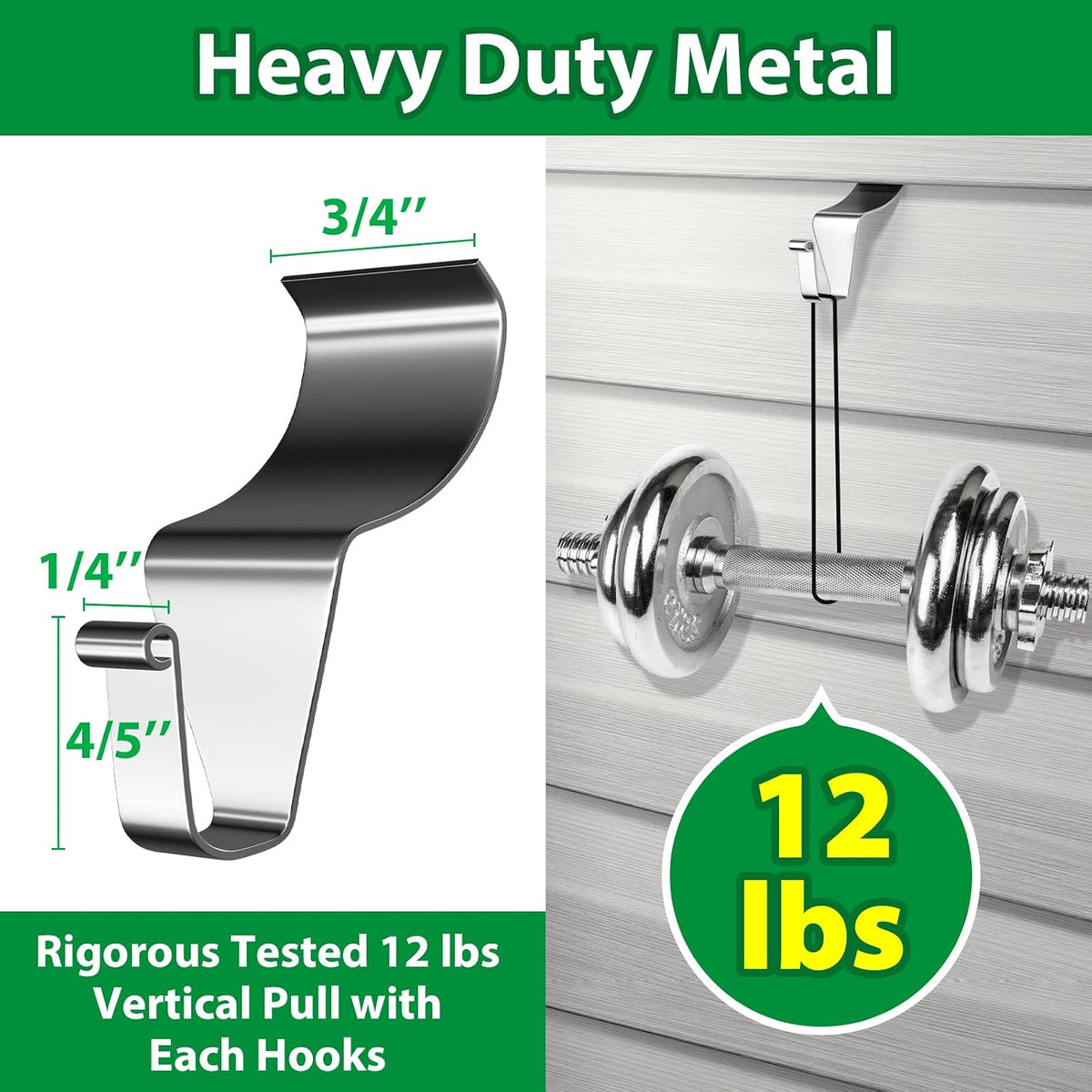 10 Pack Vinyl Siding Hooks