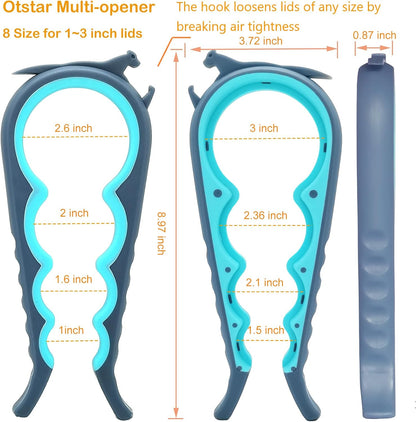 Jar Opener & Bottle Opener for Seniors with Arthritis, Weak Hands
