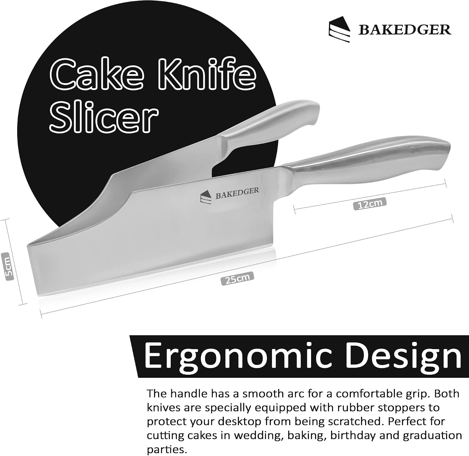 Stainless Steel Cake Knife Slicer