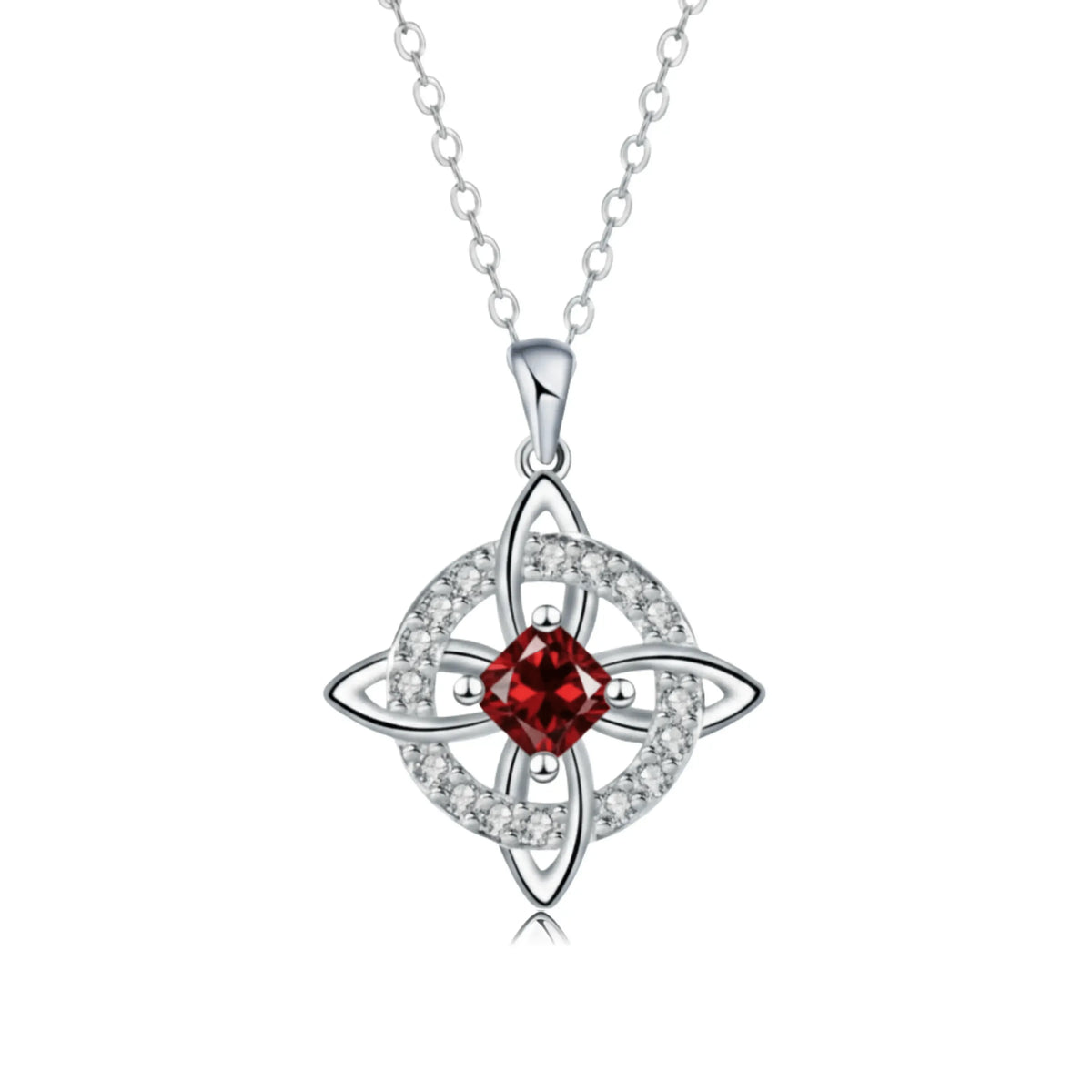 Mystical Birthstone Witches Knot Necklace – 🔮💞Protect Your Loved Ones