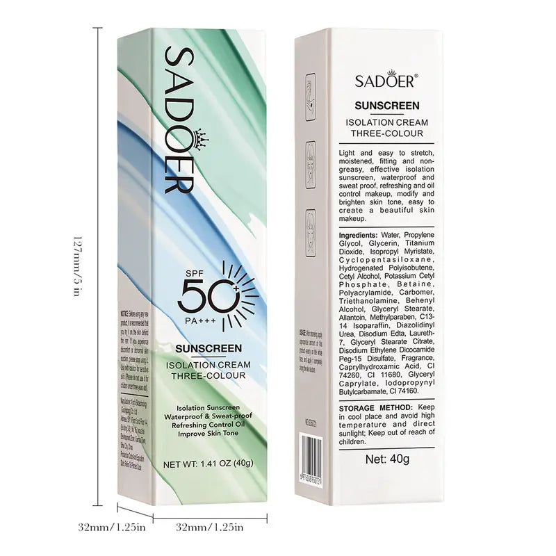 ☀️ SPF 50+ Sunscreen Primer – Glow & Protect ✨