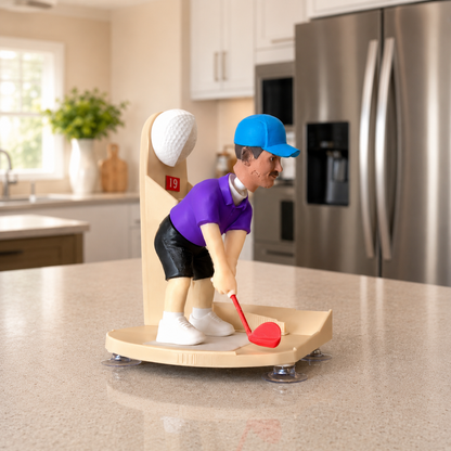 Head Interactive Golf Bottle Opener | Creative Figure Cap Launcher Game for Home Bar & Man Cave Best Gift for Him
