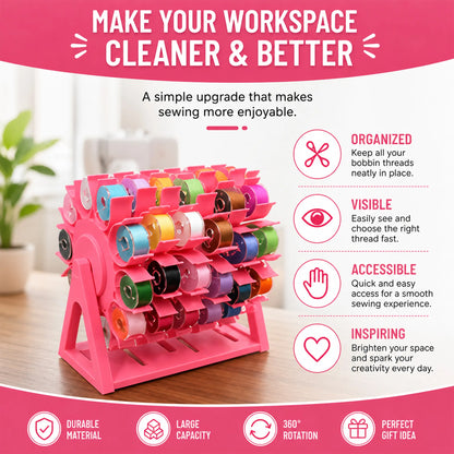 🧵Rotating Bobbin Thread Organizer