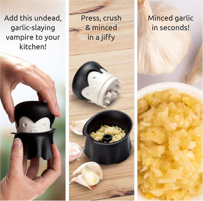 Gothic-Style Gracula Garlic Press