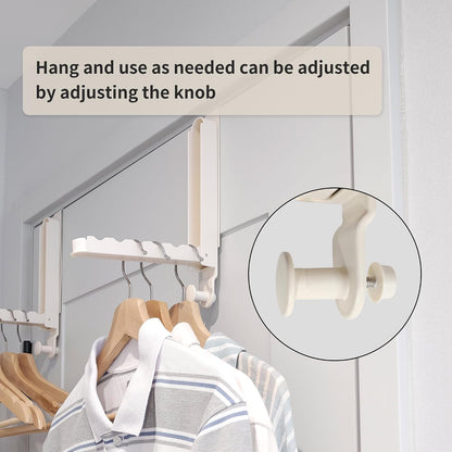Aluminum Alloy Telescopic Over-the-Door Hook/Hanger