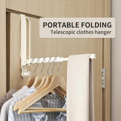 Aluminum Alloy Telescopic Over-the-Door Hook/Hanger