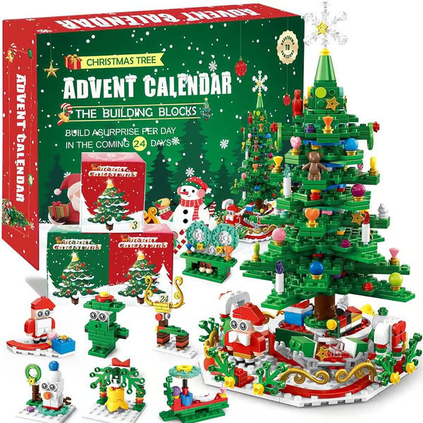 🎅Holiday Countdown Toy with Daily Surprise Bricks