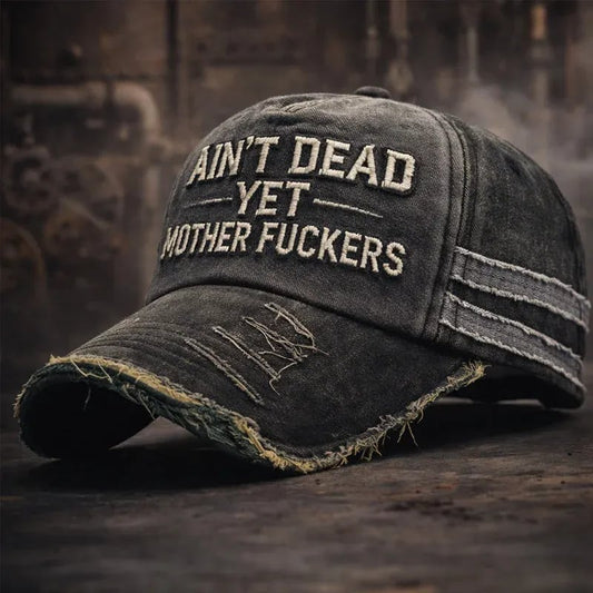 🎉Ain't Dead Yet Vintage Trucker Cap