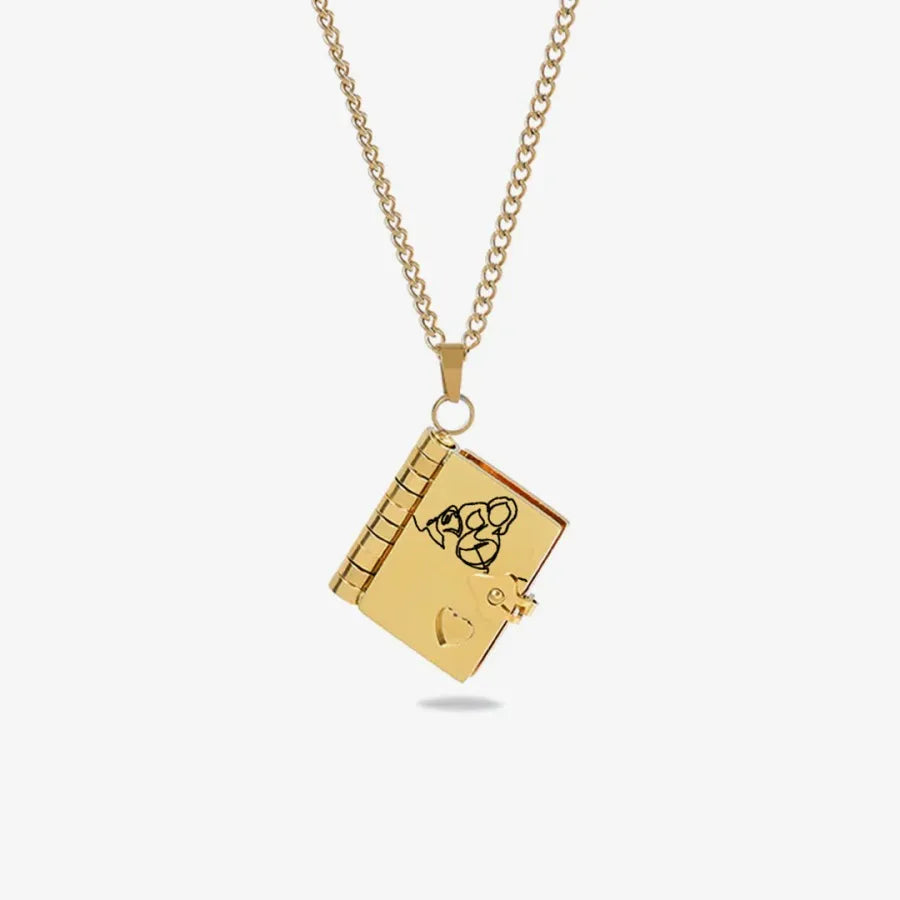 For Granddaughter and daughter - The Most Beautiful Chapter Book Necklace
