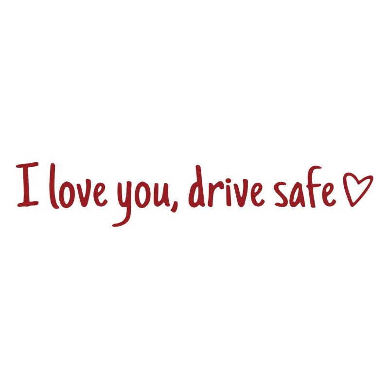 💓 I love you, drve safe Sticker(3pcs)