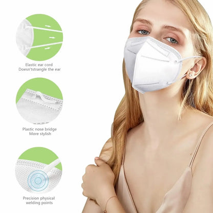 🔥🥇KN95 Mask 🛡️5-layer Breathable Design