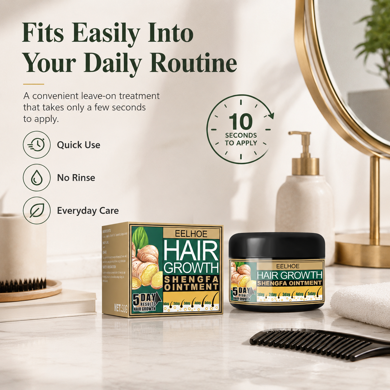 Botanical Scalp Care Balm for Fuller-Looking Hair——50% Off for a Limited Time