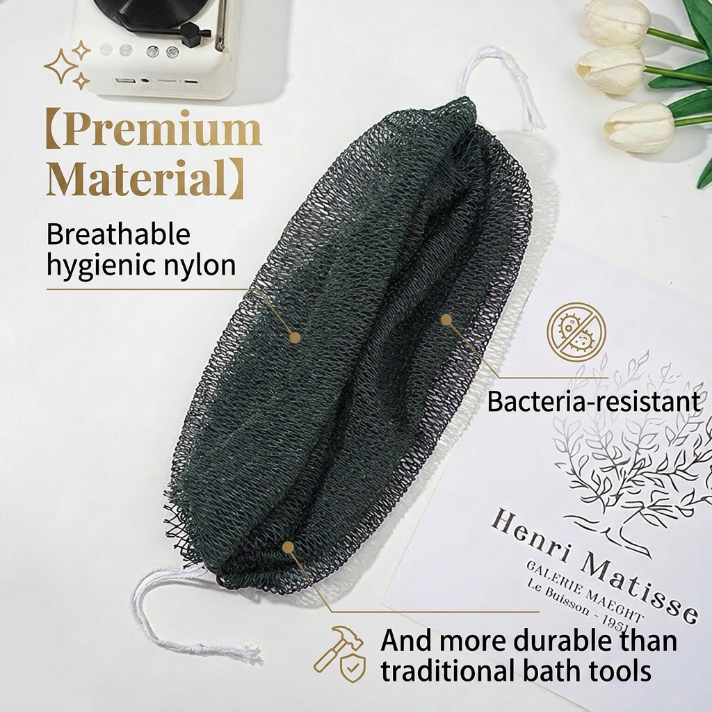 🧽 African Exfoliating Bath Net – Deep Clean & Glow