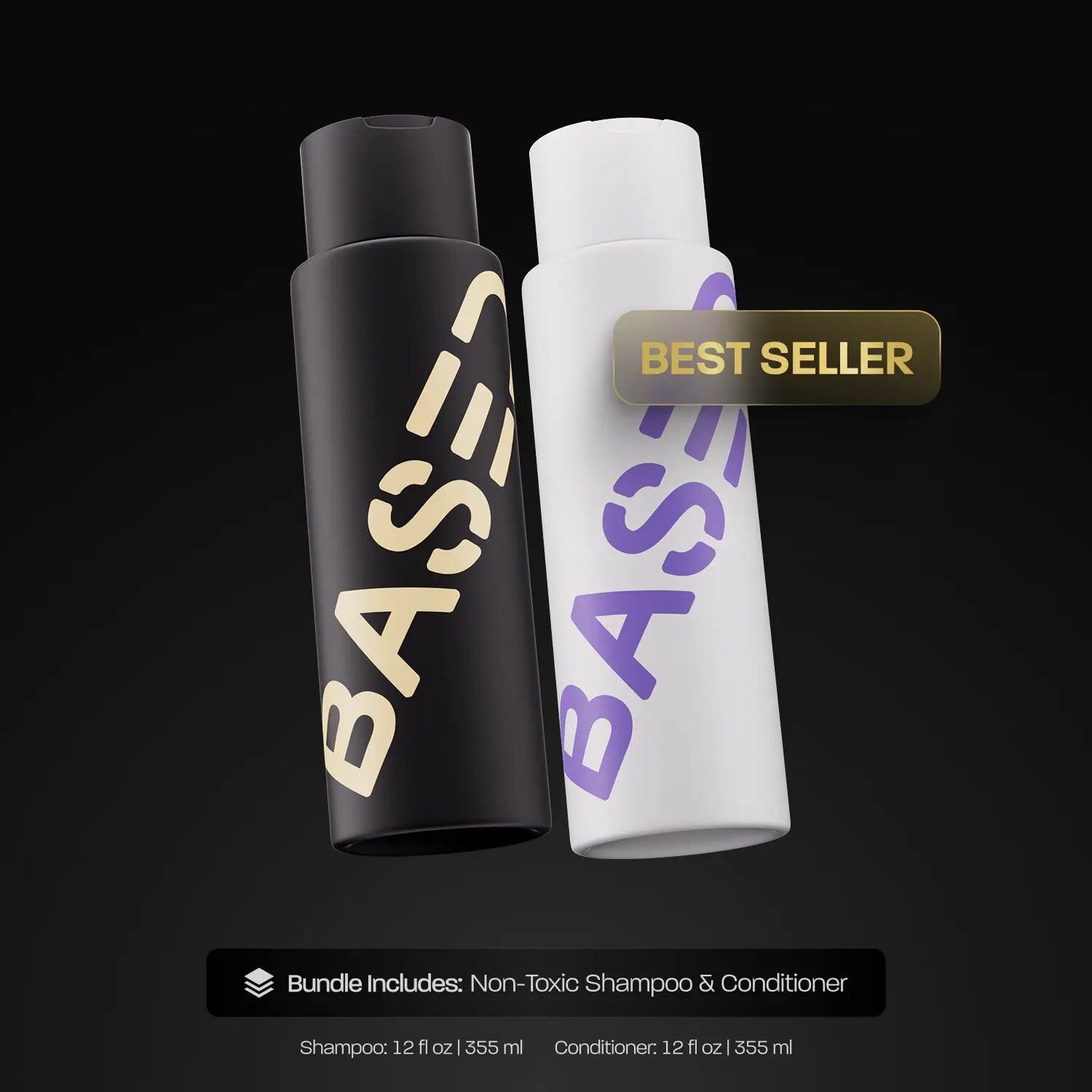 Shower Duo | Deep Clean, Hydrates, Soothes Scalp, Boosts Volume | Fresh Peppermint | Science-Backed Formula | 12oz Each
