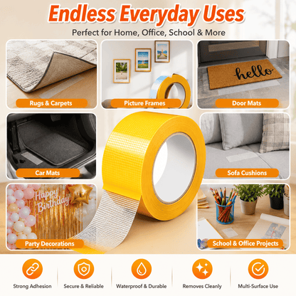 🔥 Heavy-Duty Double-Sided Tape – Strong Hold