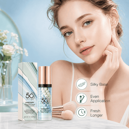 ☀️ SPF 50+ Sunscreen Primer – Glow & Protect ✨