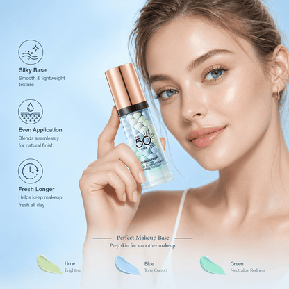 ☀️ SPF 50+ Sunscreen Primer – Glow & Protect ✨