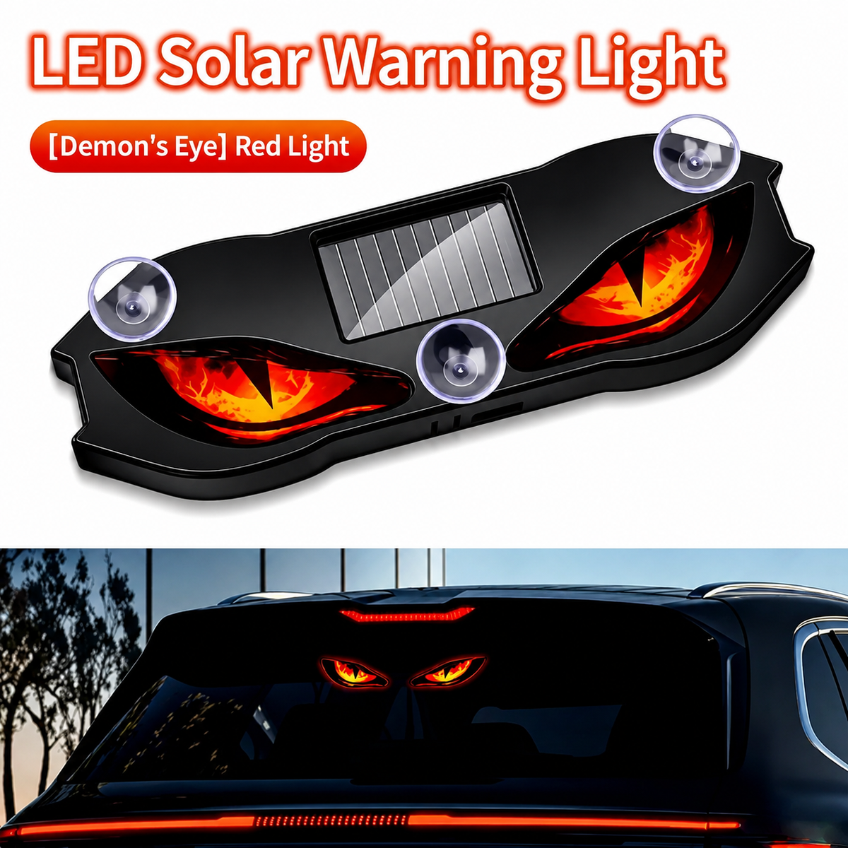 🚗🔆 Solar-Powered LED Car Warning Light – 50% OFF! Solar-powered, weatherproof, automatic activation at dark – for more safety on the roadside. 🔥🛡️