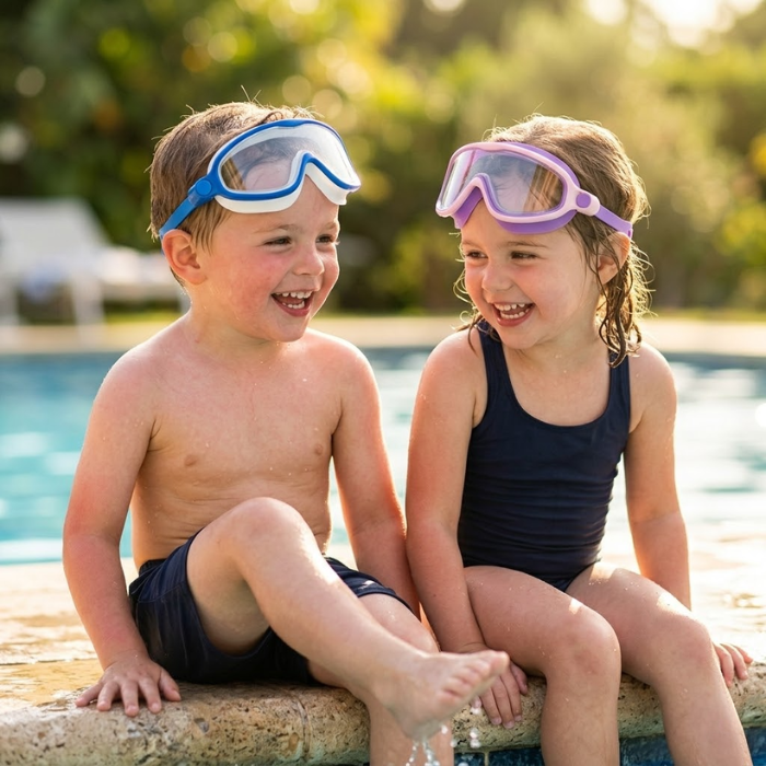 Clip-On Swim Goggles