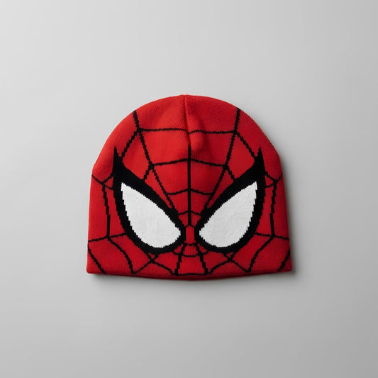 Spider Hero Knit Beanie Hat – Soft Warm Winter Cap for Fans 🕸️🕷️