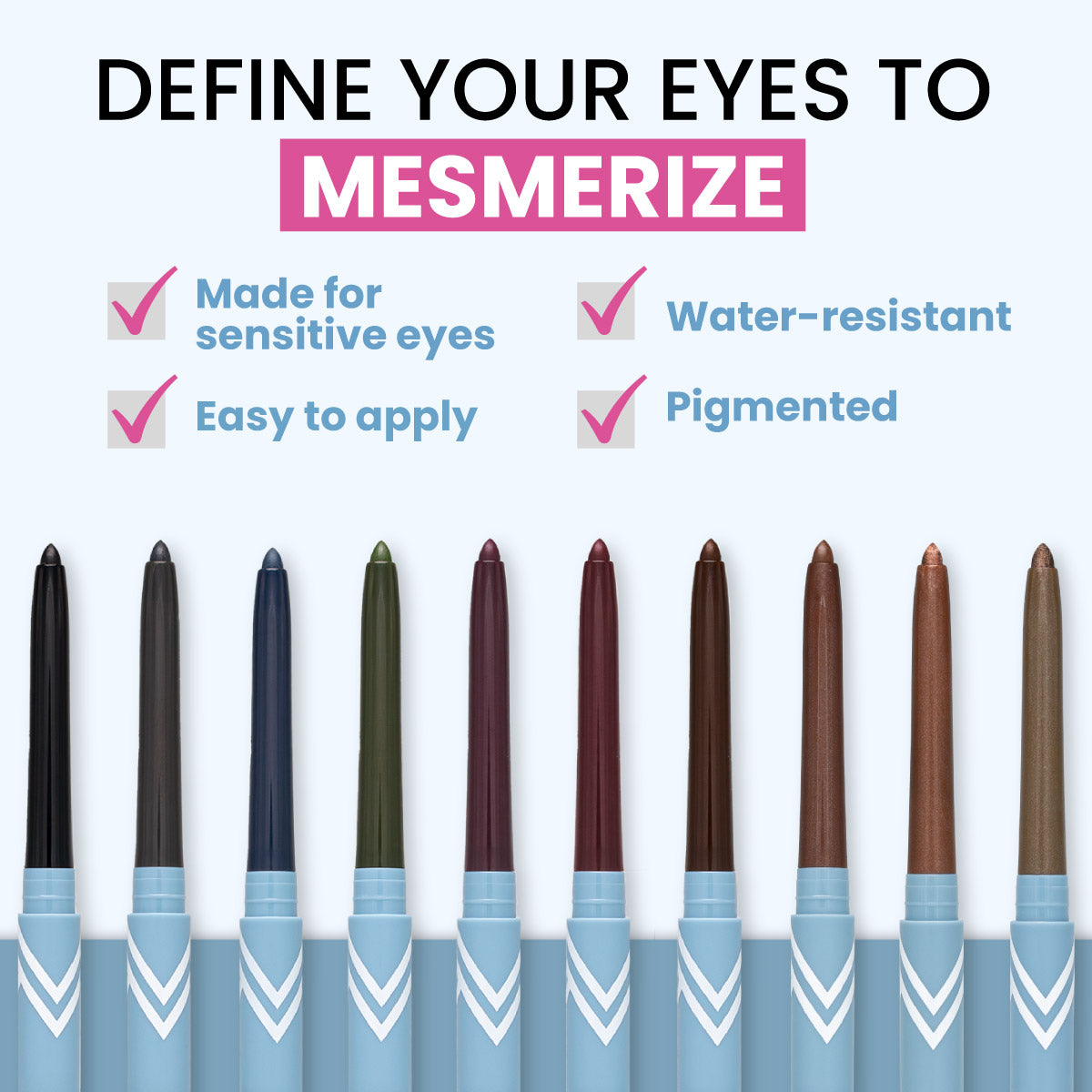 Eyes Glide Liquid Eyeliner | Long-Lasting, Waterproof & Smudge-Proof Precision Pen💞