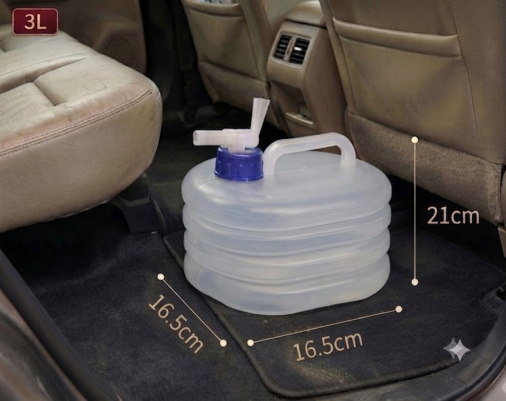 Collapsible Water Container with Spigot