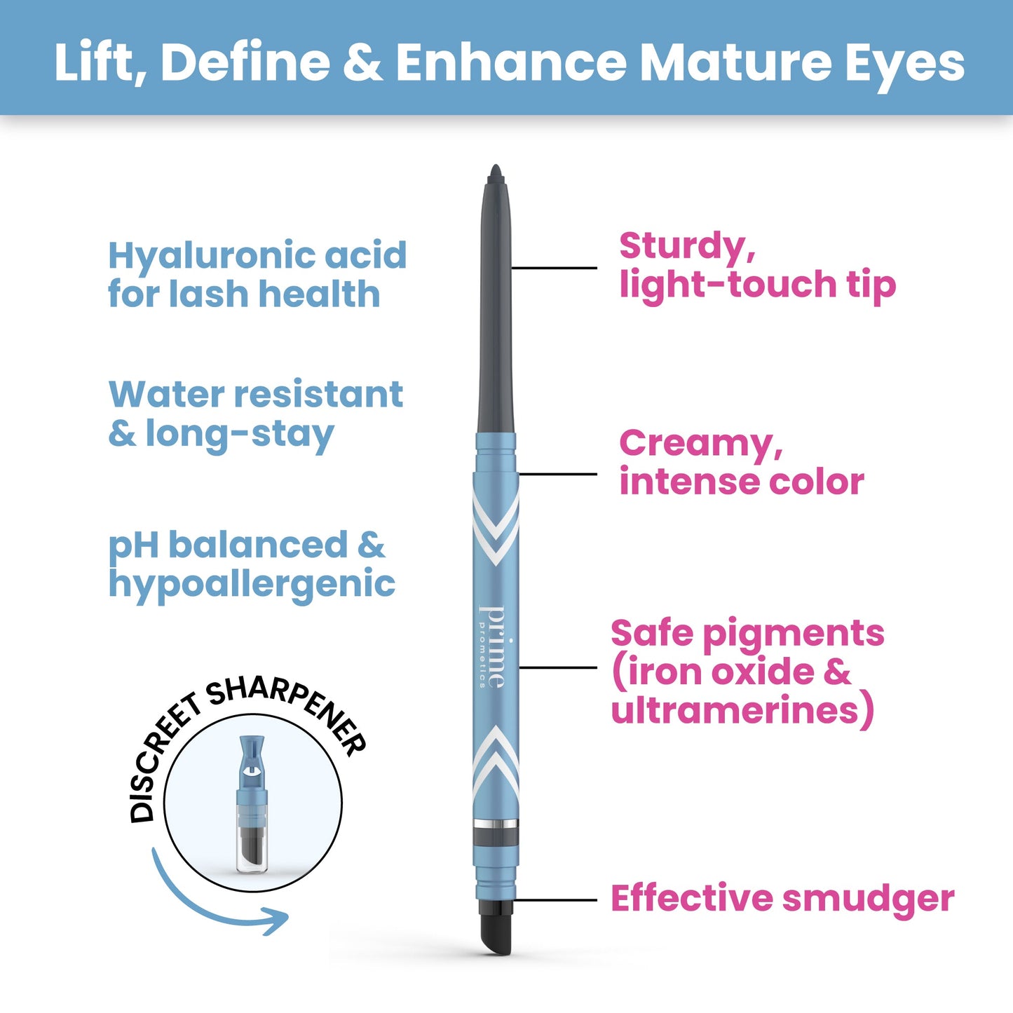 Eyes Glide Liquid Eyeliner | Long-Lasting, Waterproof & Smudge-Proof Precision Pen💞