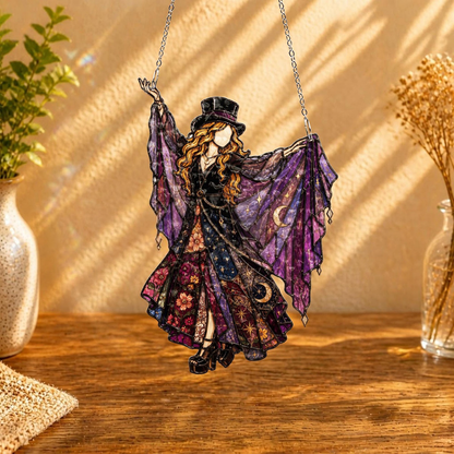 💥💃 Stevie Nicks 🤘 Handmade Spinning Suncatcher Boho Home Decor