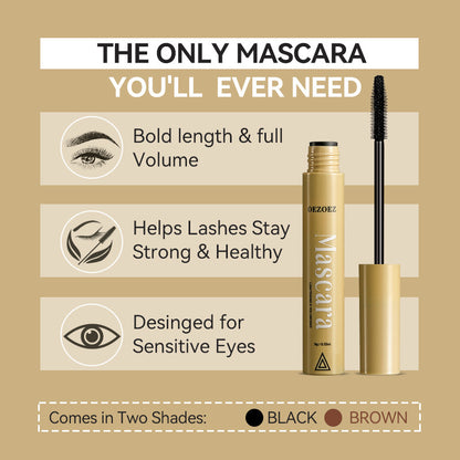 Zero-Residue Waterproof Mascara – Gentle on Sensitive Eyes💕