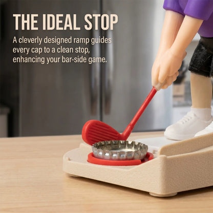 Head Interactive Golf Bottle Opener | Creative Figure Cap Launcher Game for Home Bar & Man Cave Best Gift for Him