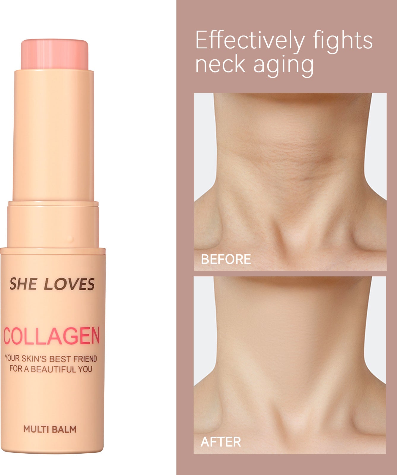 INTENSE MULTI AMPOULE BALM COLLAGEN | Anti-Aging & Deep Hydrating Wrinkle Bounce Stick for Face & Neck 💧✨