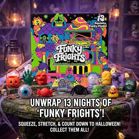 🔥【FREE SHIPPING】🔥 Spooky Countdown Begins! 👻 NeeDoh Halloween Calendar 2026