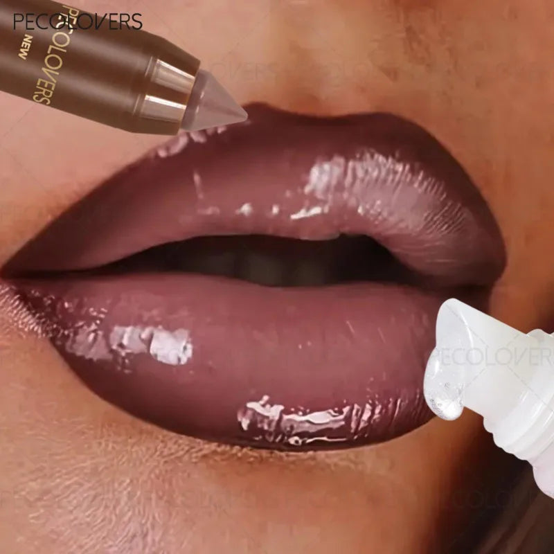 Hydrating Lip Liner & Gloss Set 💄 Long-Lasting Moisturizing Lip Contour Kit for Plump, Glossy Lips ✨