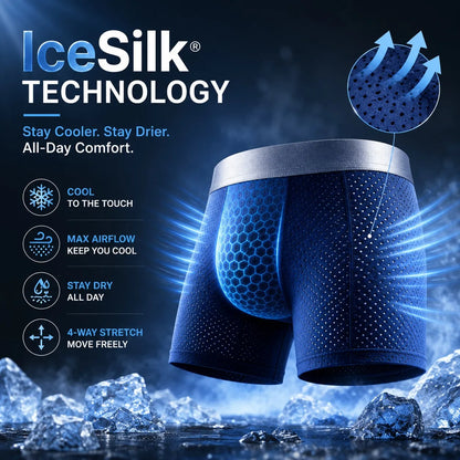 🏆45K+ SOLD 🔥2026 HOT SALE  AirSorbTM Premium All-Day Comfort IceSilk Mesh Men's Boxer