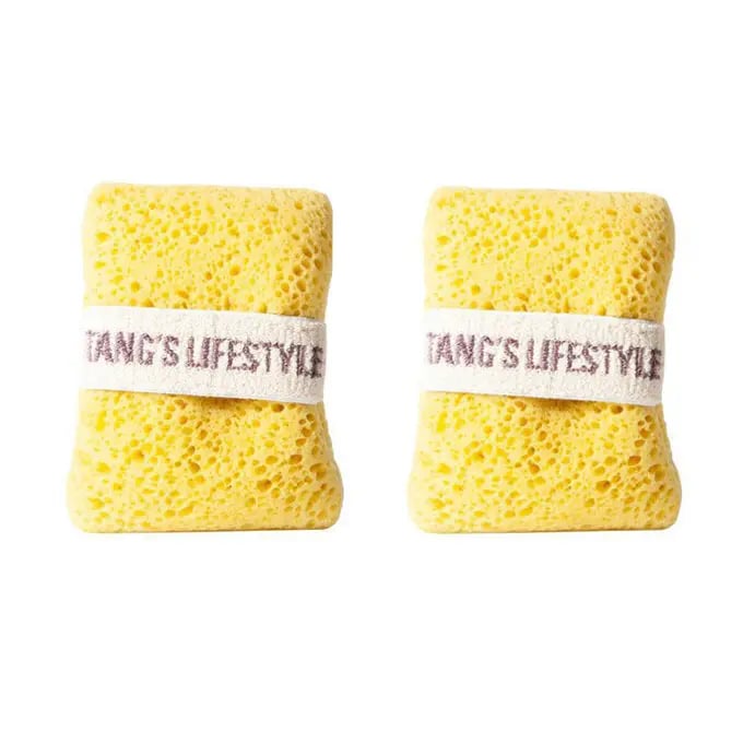 🧽 2-Pack Soft Bath Sponge with Soap Pocket | Quick Foaming Shower Scrub Sponge for Smooth Skin & Daily Body Cleaning ✨