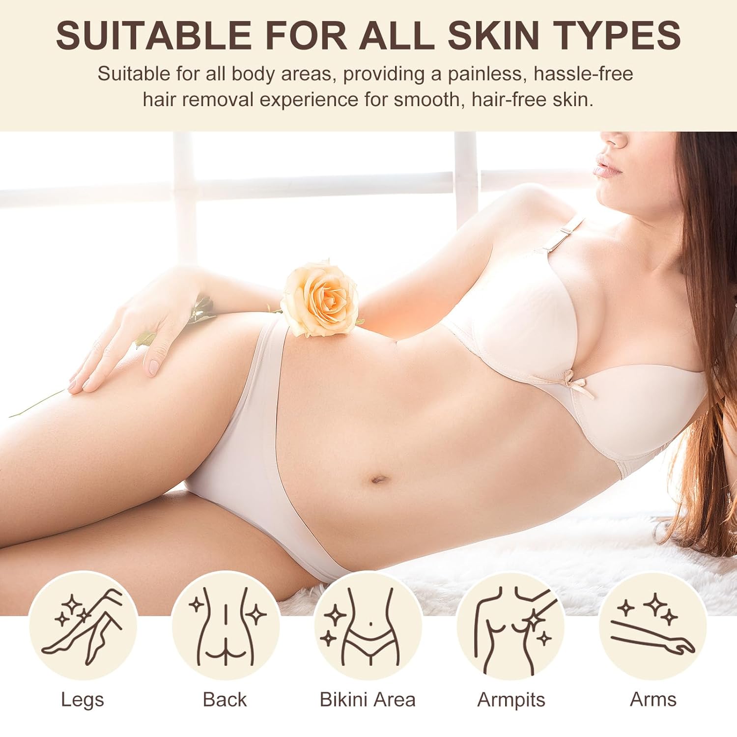Hair Removal Oil with Natural Ingredients - Cyperus Rotundus Oil for Silky Skin