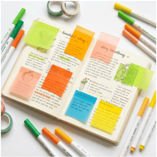 Cute Fruit Monster Pop-Up Sticky Notes
