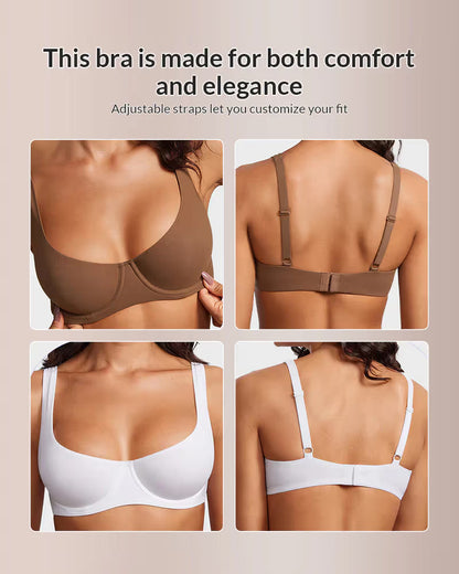 🔥【Hot Sell】🔥 Underwire Support Seamless Balconette Bra 🔥