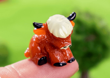 🐂🥚Easter Egg Hunt Alternative: Mini Highland Cow Figurines for Hide & Seek - Adorable Resin Cow Decorations for Party Favors, Easter Basket Stuffers & Home Decor💕