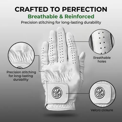 🎁🔥Golf Glove, Lead Hand Specific Grip with Adjustable Closure, Precision Sizing