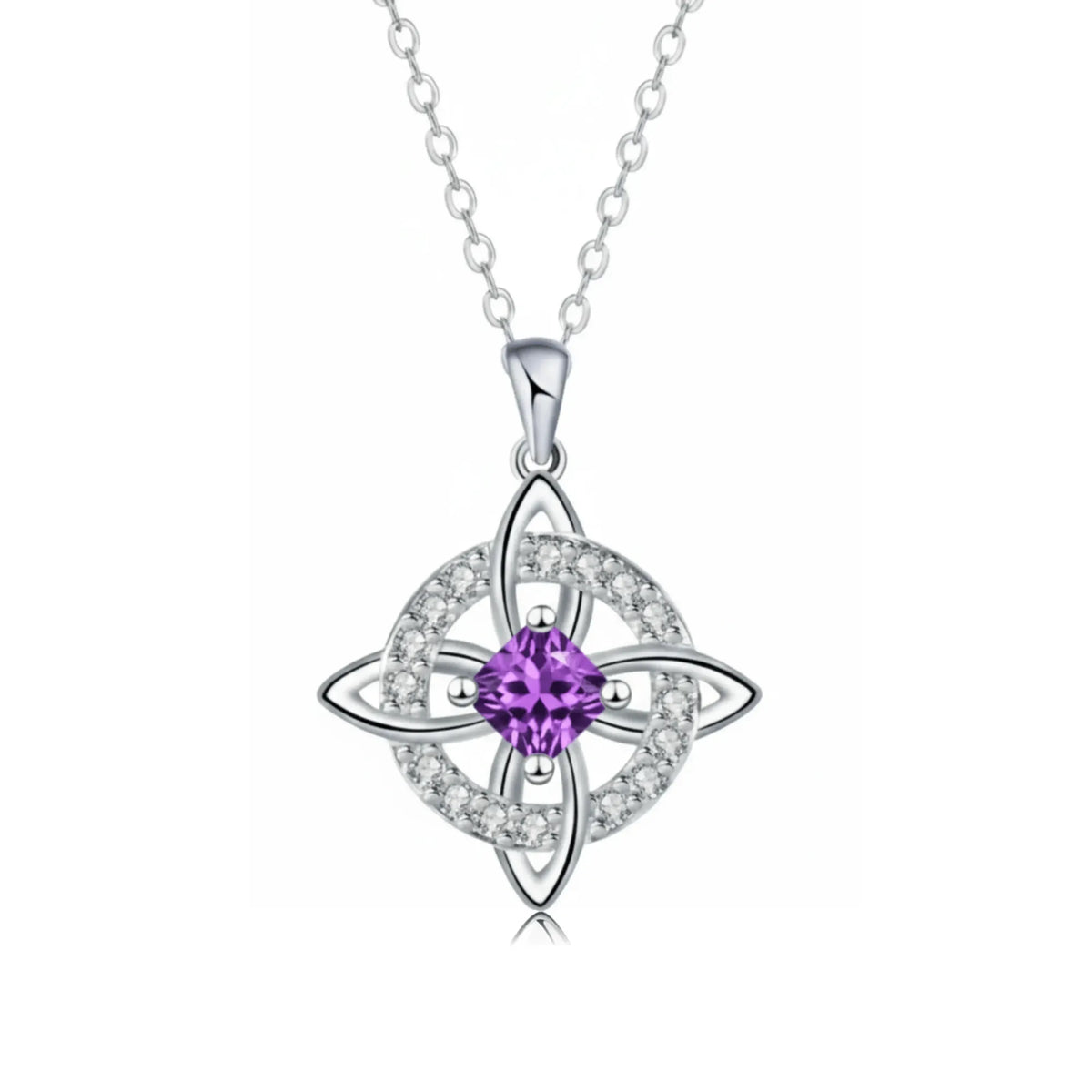 Mystical Birthstone Witches Knot Necklace – 🔮💞Protect Your Loved Ones