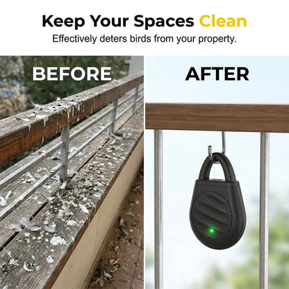 Portable Ultrasonic Bird Repellent Keychain