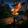 🔥Solar Eagle Garden Light – A Glowing Tribute to American Freedom🔥