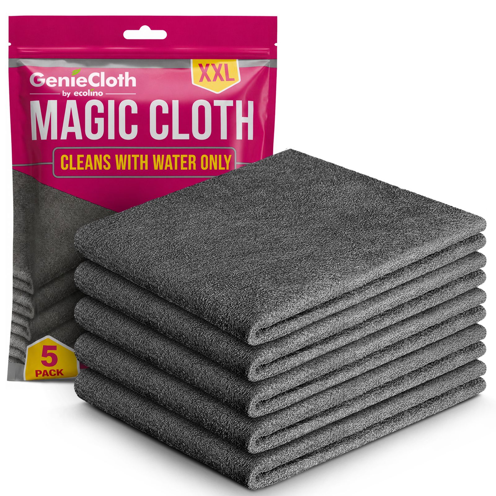 🎯 Genie Magic Cleaning Cloth (5-Pack) — Sale Price: $29 (Was $39) | Chemical-Free Multi-Purpose Cleaning Cloths 💧