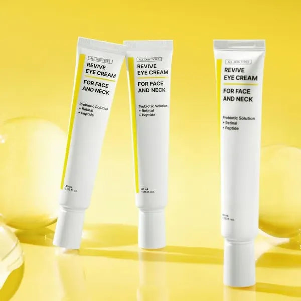 Revitalizing Eye & Face Cream with Probiotics, Retinal & Peptides – 40ml