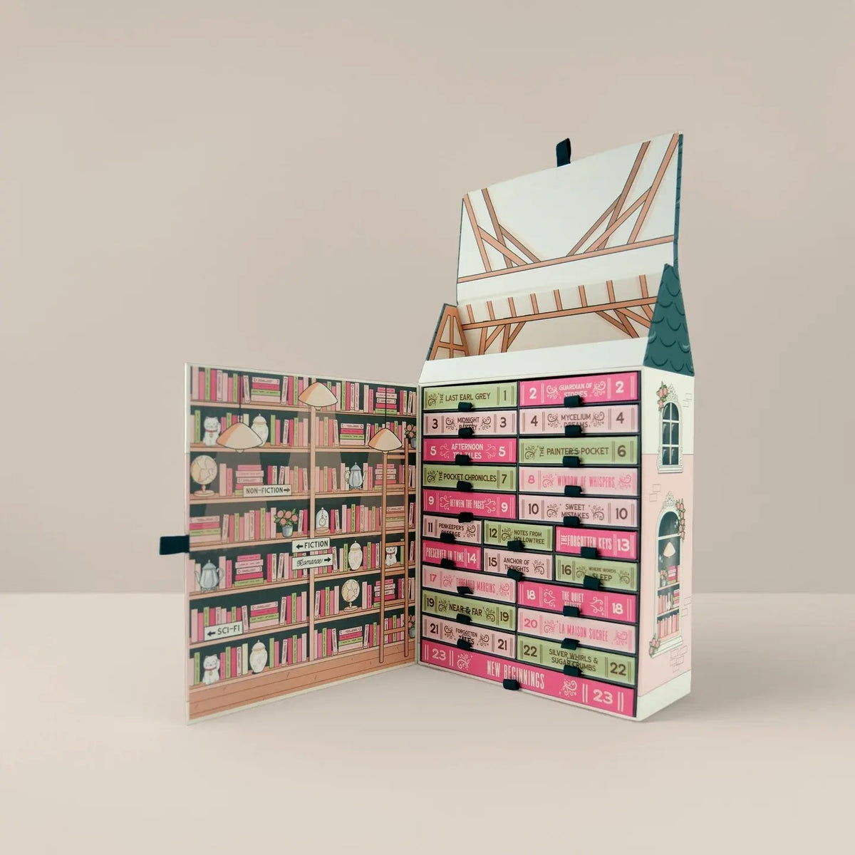 🔥LAST DAY 50% OFF- 📚2026 Bookshop & Curiosities Stationery Advent Calendar