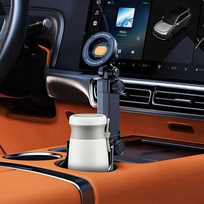 ⭐2026 New Arrival💥HOT SALE🥳🧲Car Cup Holder Phone Mount – 360° Adjustable, Strong N52 Magnet, One-Hand Operation, Fits All Phones, Stable Magnetic & Clamp Models for Safe Driving