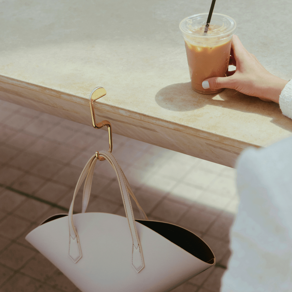 Foldable Purse Hanger for Table – Portable Handbag Hook & Holder
