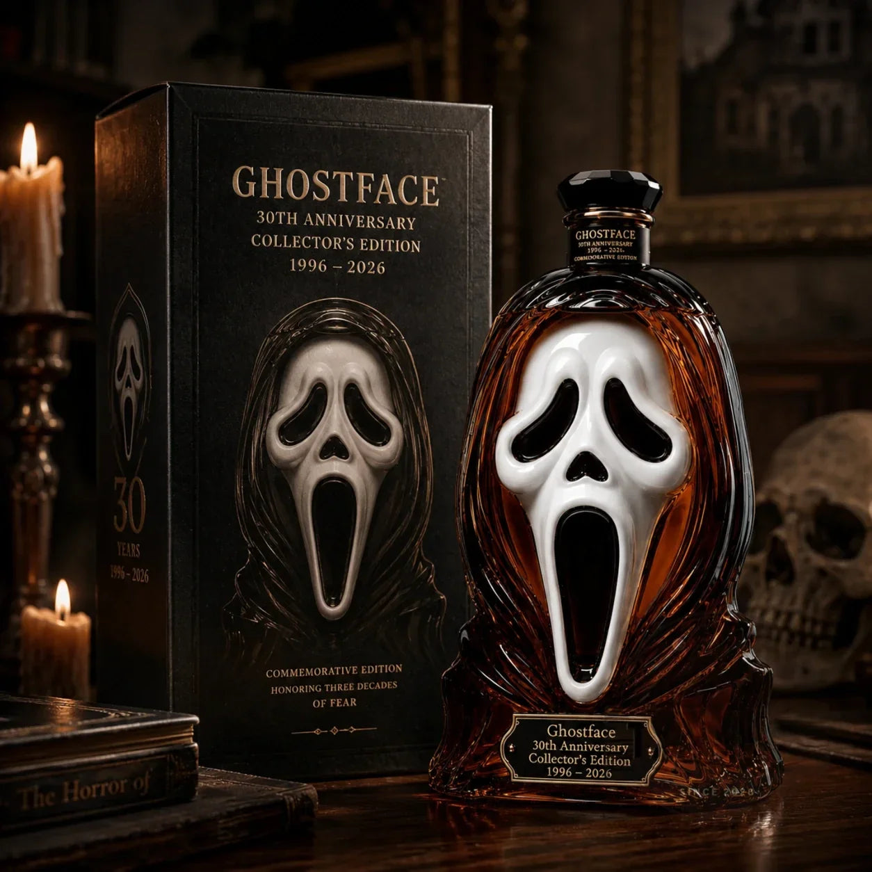 Ghostface 30th Anniversary 1996 – 2026 Whiskey Bottle👻